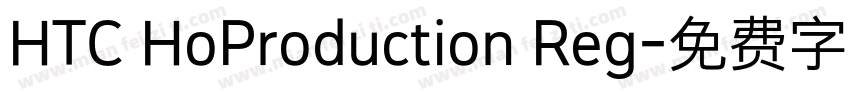 HTC HoProduction Reg字体转换